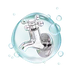 Torneira de Reposição de Bebedouro de Inox - 1
